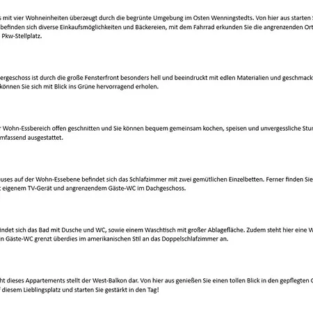 Lieblingshuis - Osterweg 34, App 3 * 文尼斯塔特